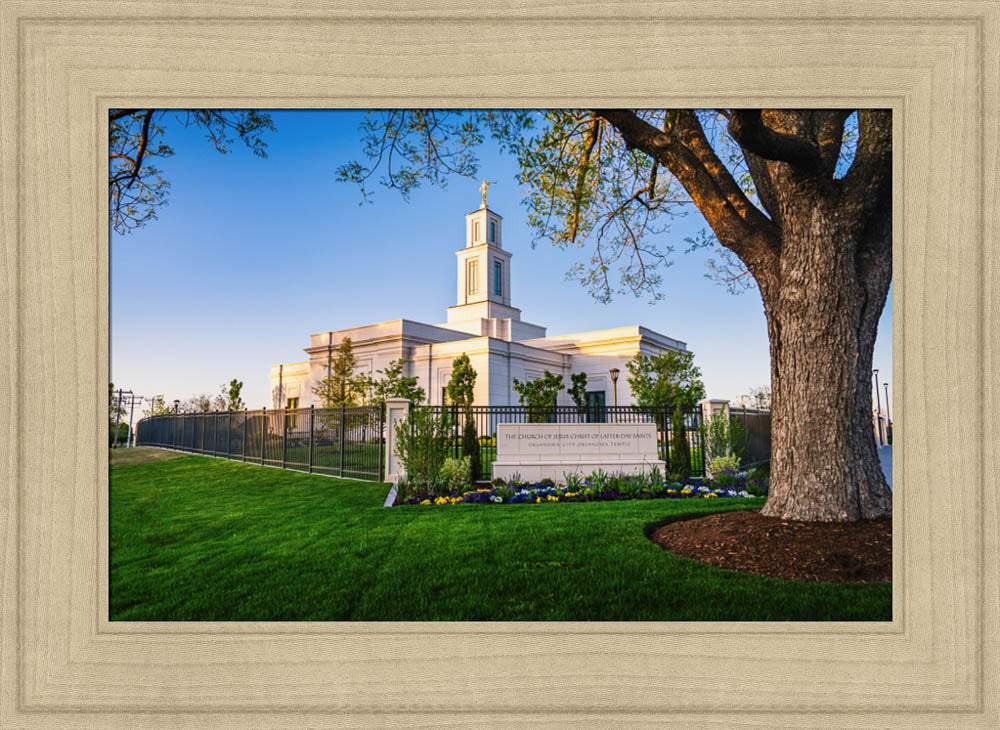 Oklahoma City Temple - Summer Evening