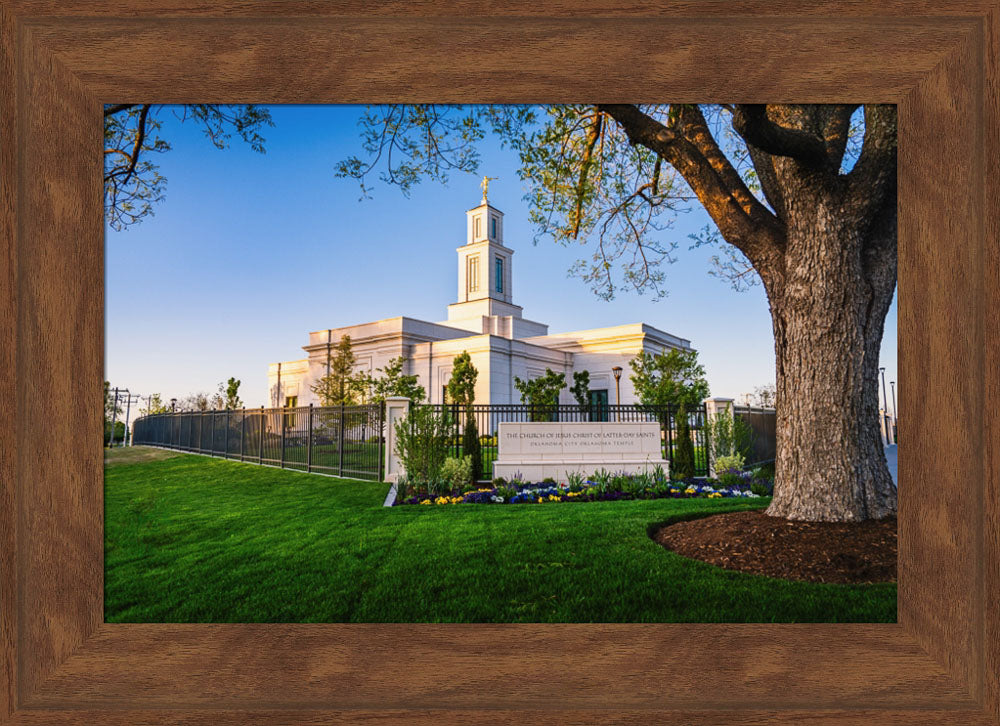Oklahoma City Temple - Summer Evening