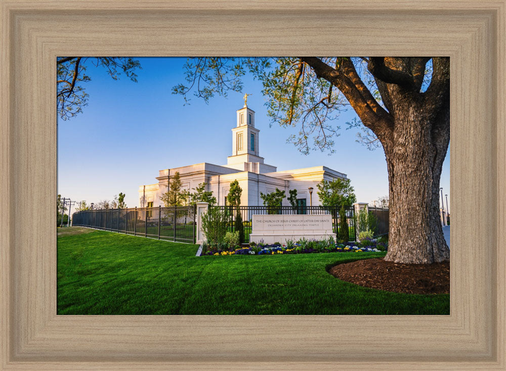 Oklahoma City Temple - Summer Evening