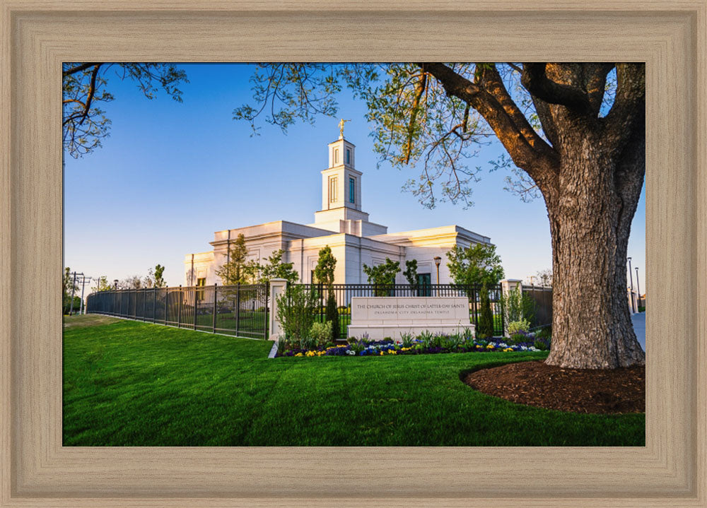 Oklahoma City Temple - Summer Evening