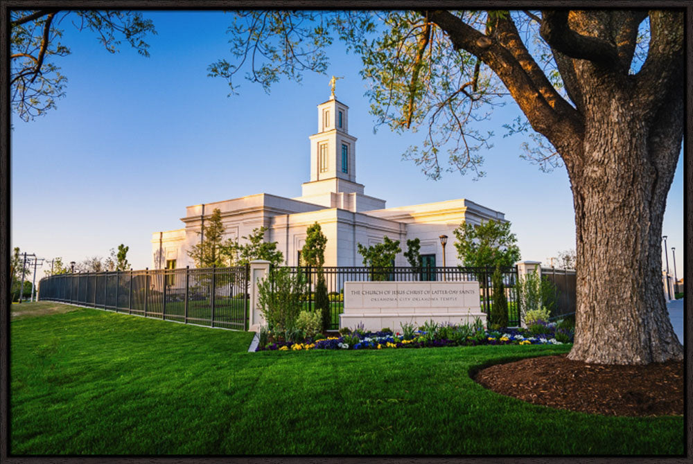 Oklahoma City Temple - Summer Evening