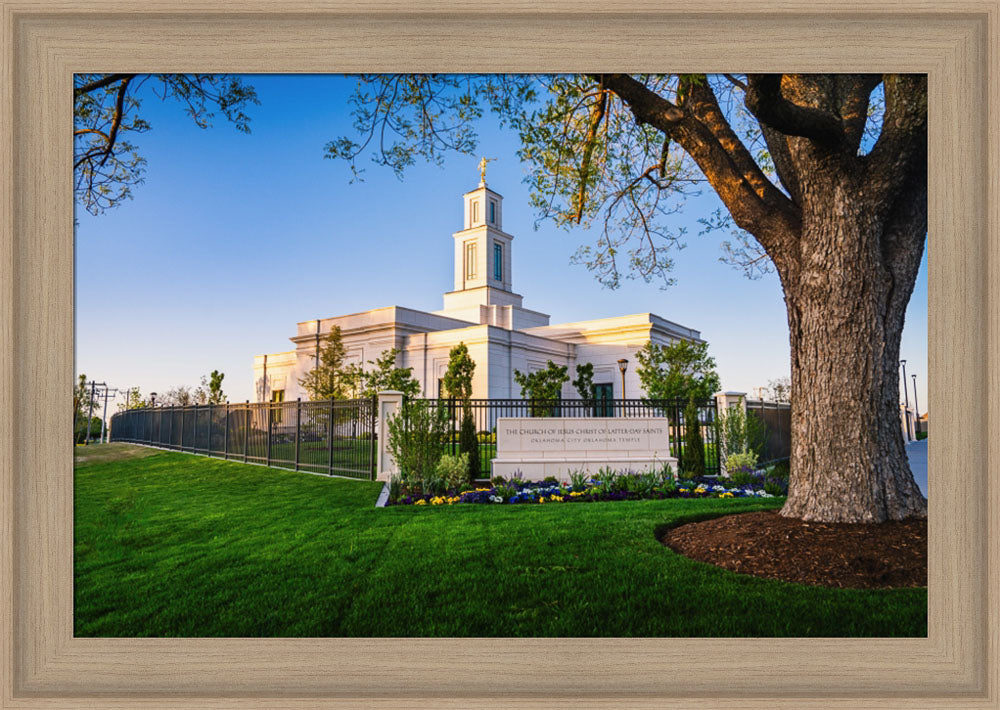 Oklahoma City Temple - Summer Evening