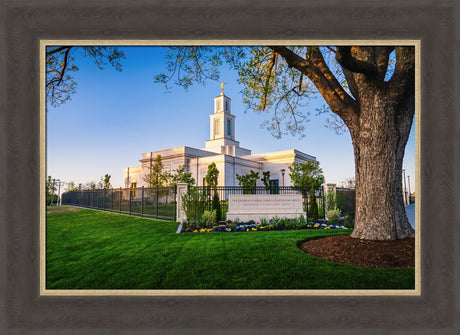 Oklahoma City Temple - Summer Evening