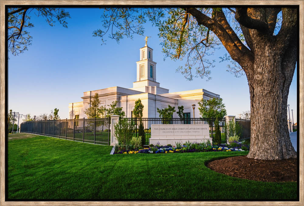 Oklahoma City Temple - Summer Evening