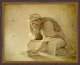 Lehi with Plates by Joseph Brickey