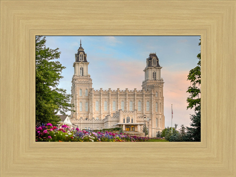 Manti Temple - Flower Garden