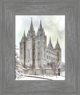 Salt Lake Temple - Snowy View