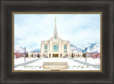 Ogden Temple - Snowy Mountains