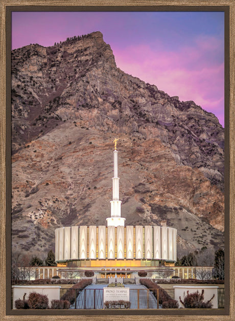 Provo Temple - 2018 Superbowl Sunset