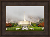 Provo Temple - Fall Fog