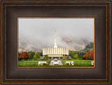 Provo Temple - Fall Fog