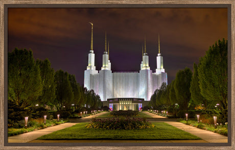 Washington DC Temple - At Night