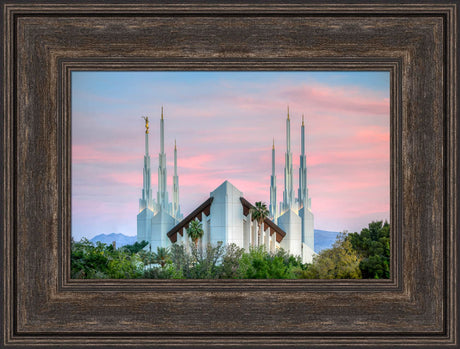 Las Vegas Temple - Pink Sunset