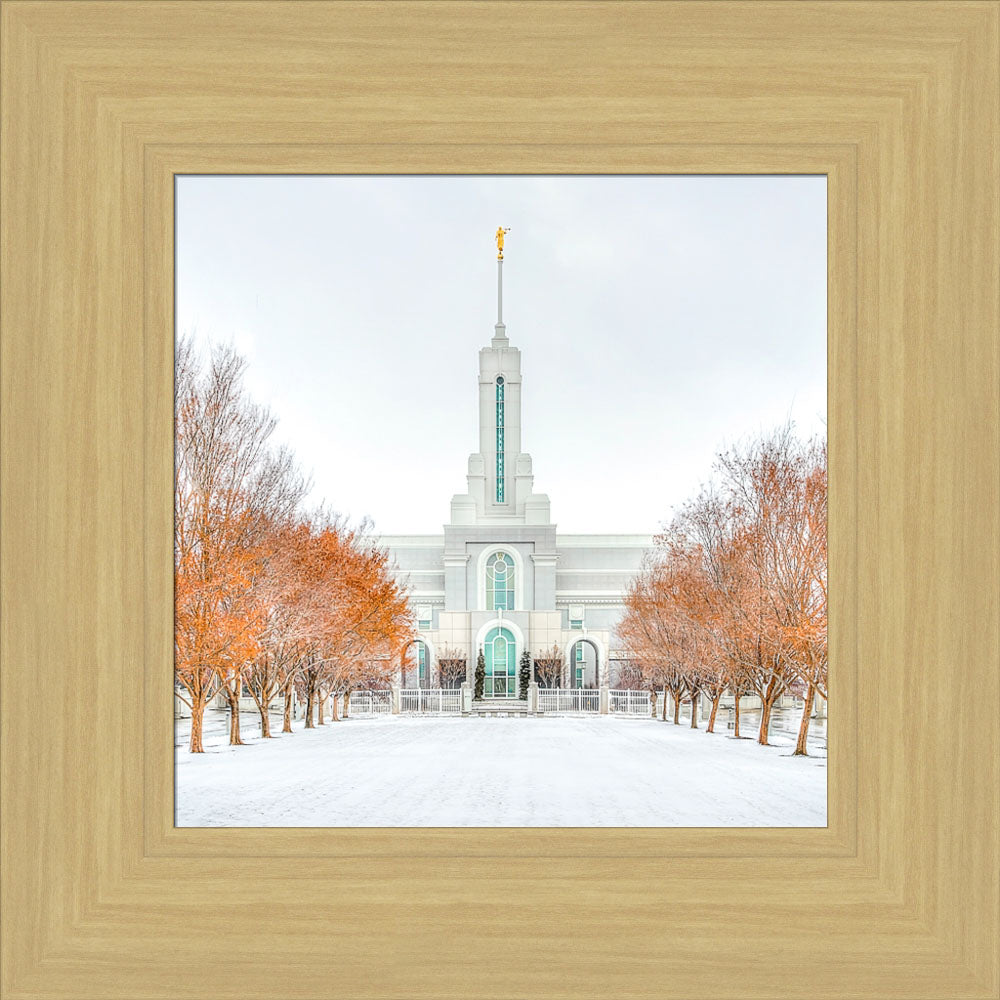 Mount Timpanogos Temple - First Snowstorm