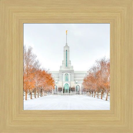 Mount Timpanogos Temple - First Snowstorm