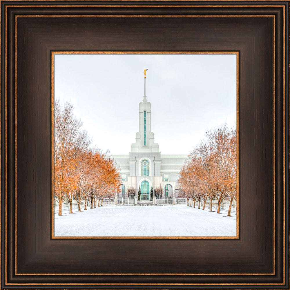 Mount Timpanogos Temple - First Snowstorm