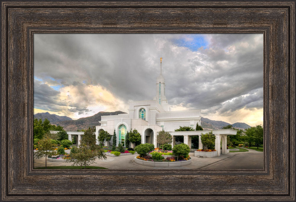 Mount Timpanogos Temple - Summer Mountains