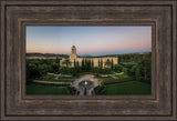 Newport Beach Temple - Courtyard View by Kyle Woodbury