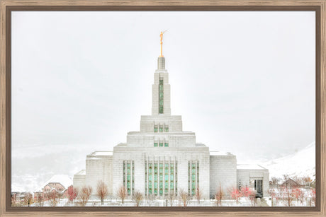 Draper Temple - Before the Snowstorm