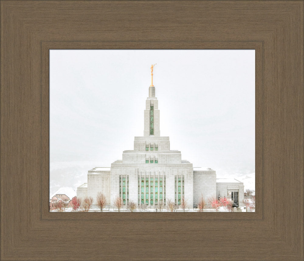 Draper Temple - Before the Snowstorm