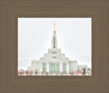 Draper Temple - Before the Snowstorm