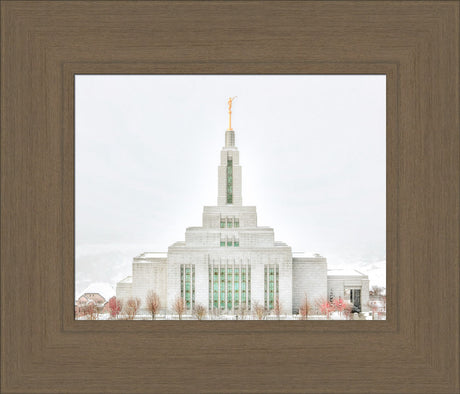 Draper Temple - Before the Snowstorm