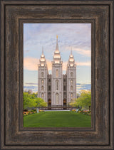 Salt Lake City Utah Temple - Spring Tranquility by Lance Bertola
