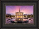 Ogden Utah Temple - Sunrise Reflection by Lance Bertola