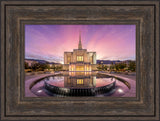 Ogden Utah Temple - Sunrise Reflection by Lance Bertola