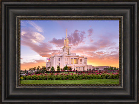 Payson Utah Temple - Lasting Luster by Lance Bertola