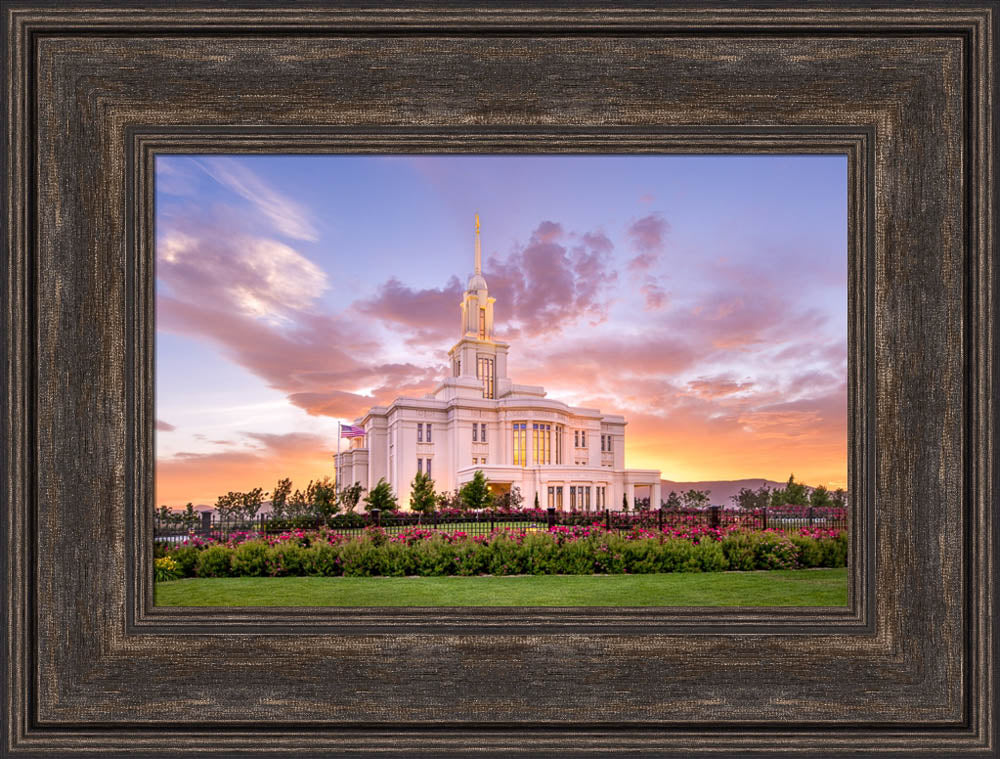 Payson Utah Temple - Lasting Luster by Lance Bertola