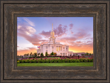 Payson Utah Temple - Lasting Luster by Lance Bertola