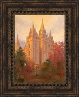 Salt Lake Temple - Golden Day by Linda Curley Christensen
