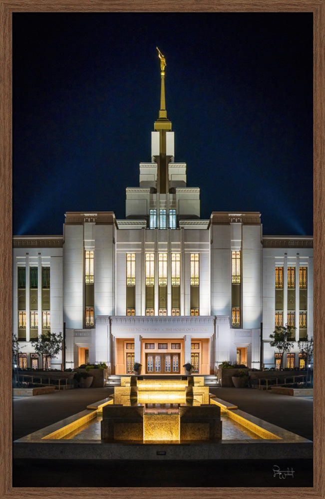 Saratoga Springs Utah Temple- A Mighty Fortress