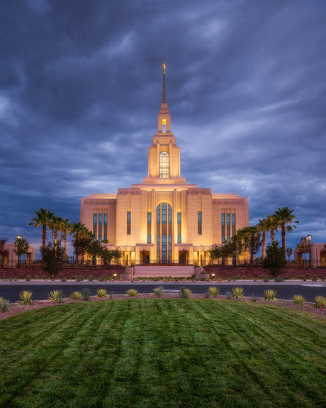 Red Cliffs Temple - Stillness in the Storm