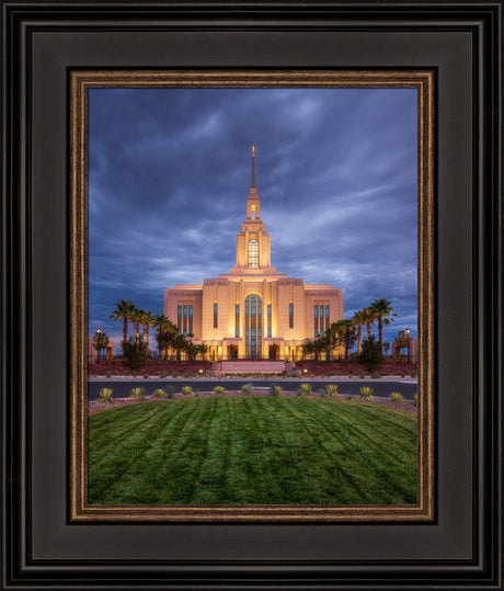 Red Cliffs Temple - Stillness in the Storm