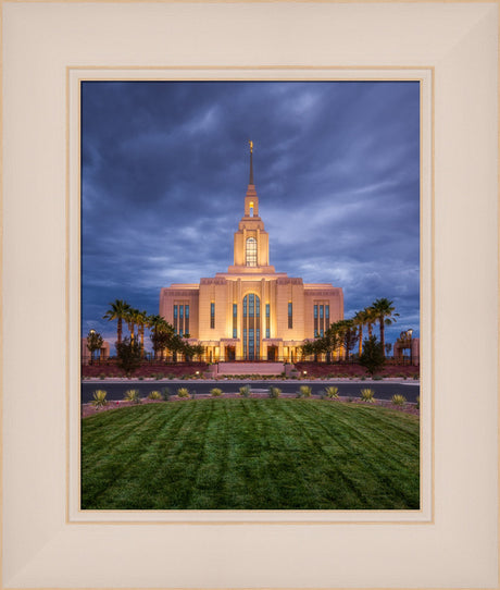 Red Cliffs Temple - Stillness in the Storm