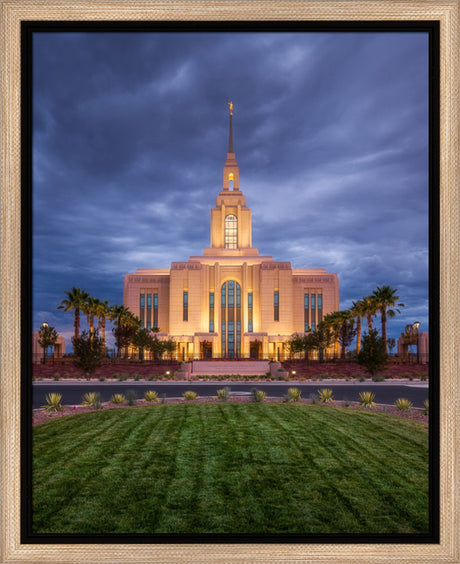 Red Cliffs Temple - Stillness in the Storm