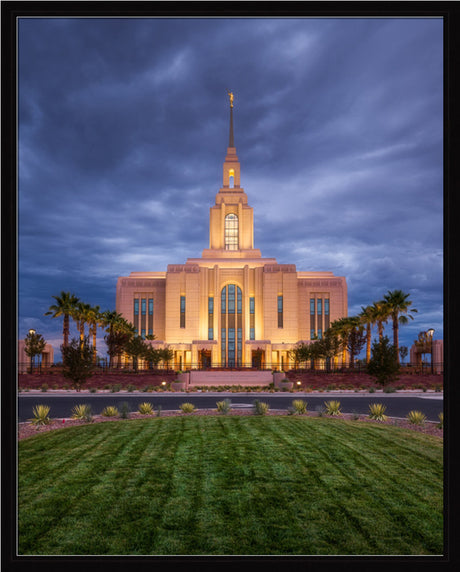 Red Cliffs Temple - Stillness in the Storm