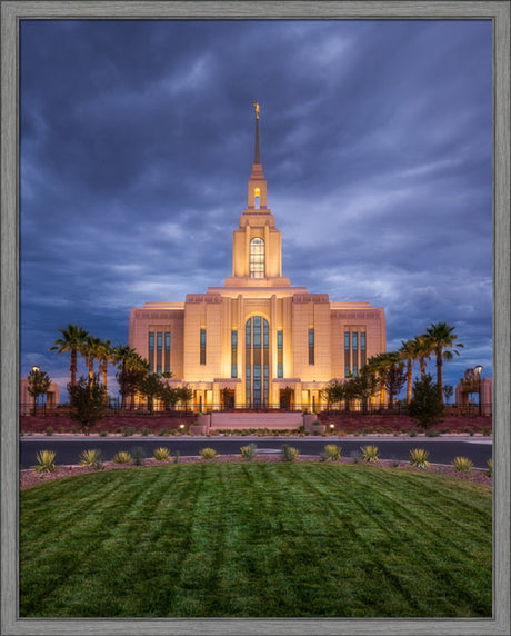 Red Cliffs Temple - Stillness in the Storm
