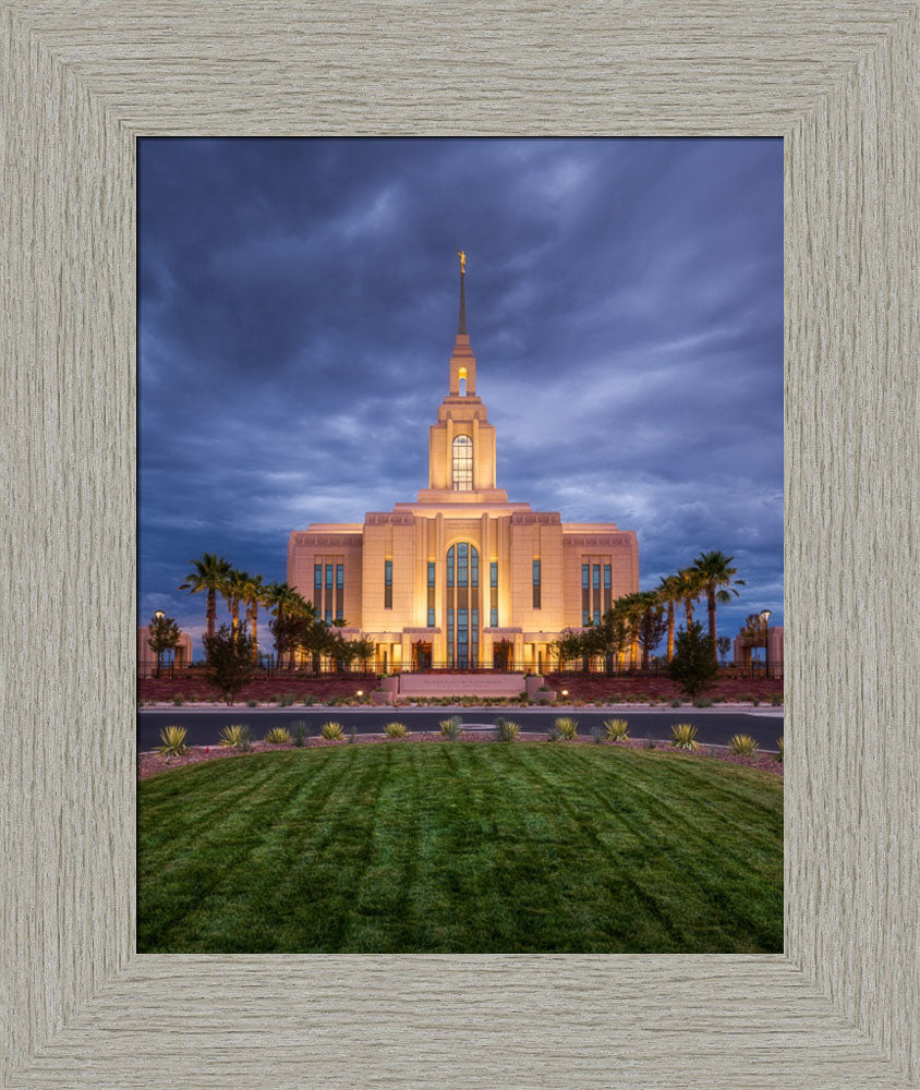 Red Cliffs Temple - Stillness in the Storm