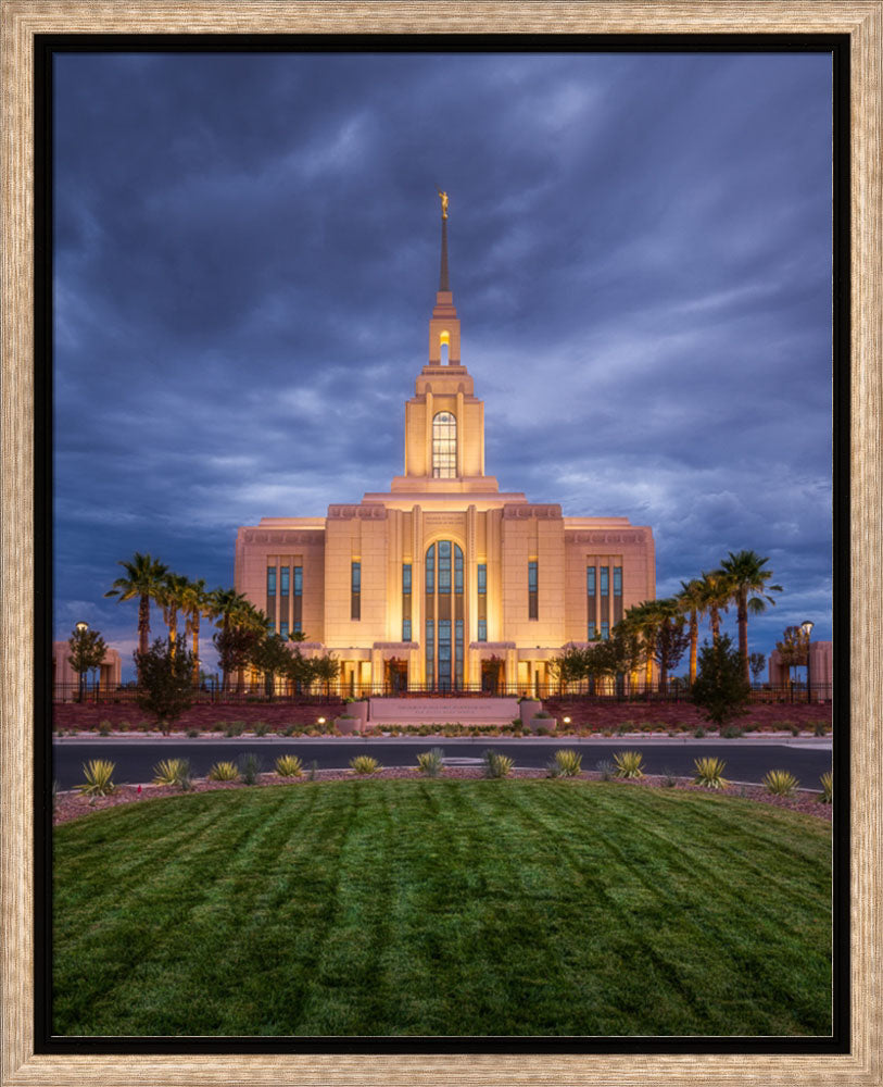 Red Cliffs Temple - Stillness in the Storm