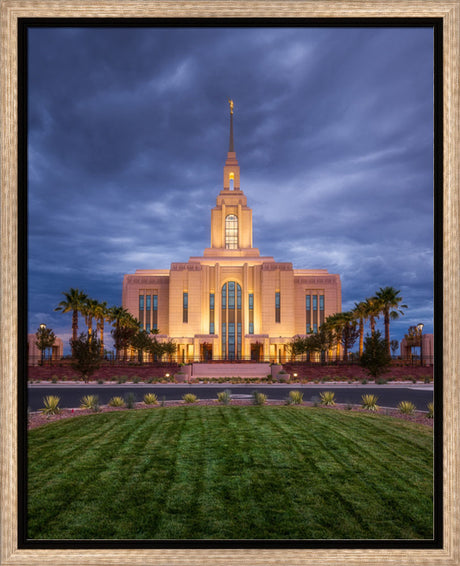 Red Cliffs Temple - Stillness in the Storm