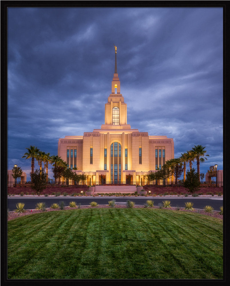 Red Cliffs Temple - Stillness in the Storm