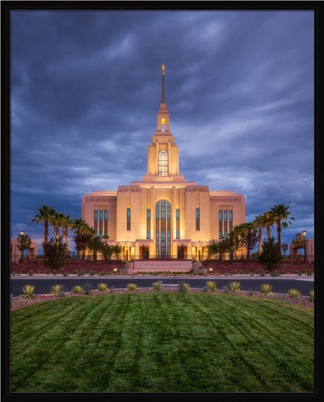 Red Cliffs Temple - Stillness in the Storm
