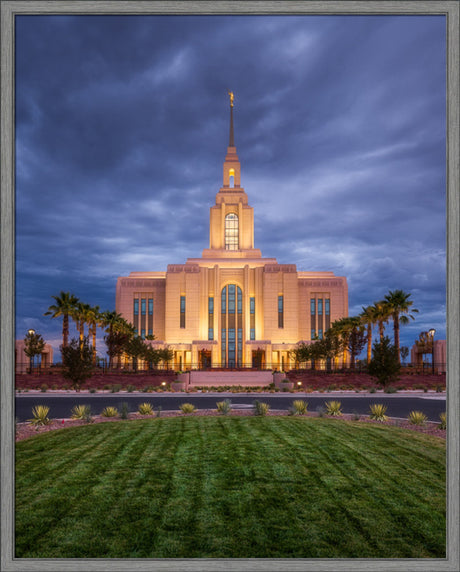 Red Cliffs Temple - Stillness in the Storm