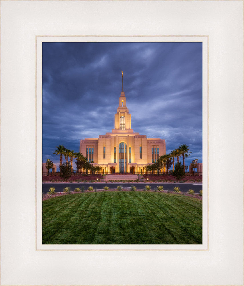 Red Cliffs Temple - Stillness in the Storm