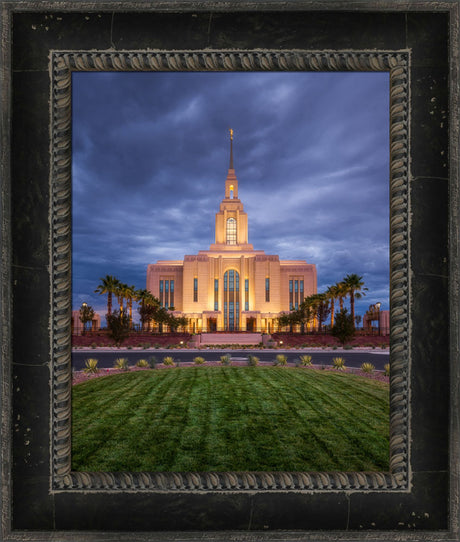 Red Cliffs Temple - Stillness in the Storm