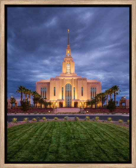 Red Cliffs Temple - Stillness in the Storm