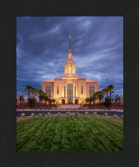 Red Cliffs Temple - Stillness in the Storm